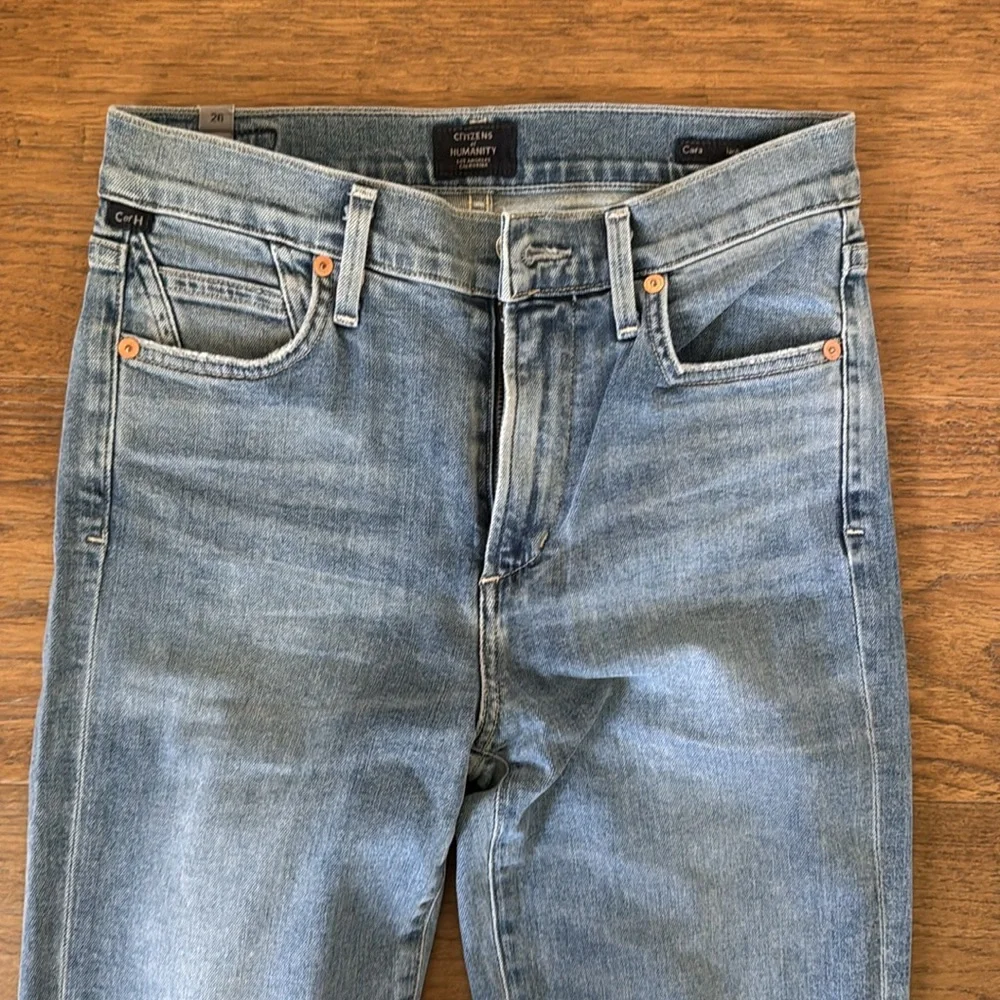 NWOT CITIZENS OF HUMANITY CARA HIGH RISE CIGARETTE JEANS 26 - Picture 3 of 5